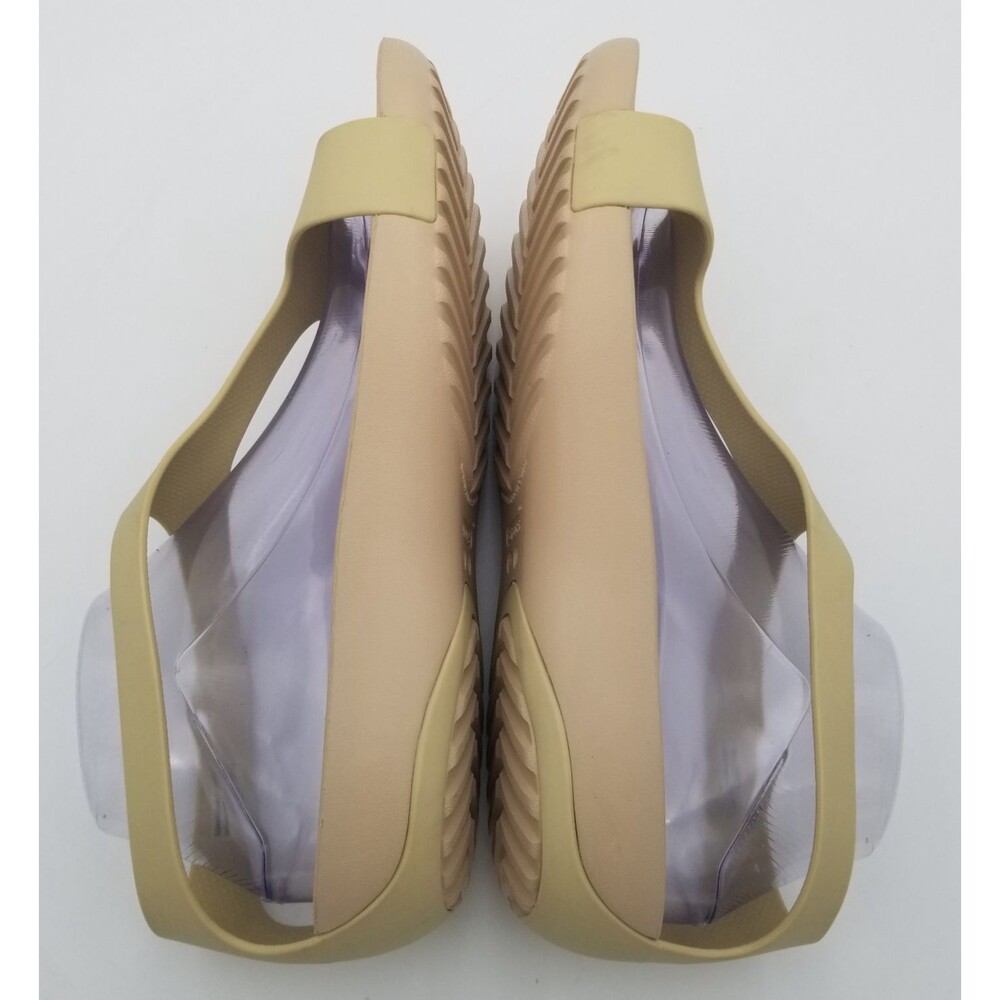 NWOT Crocs Serena T-Strap Flat Sandal‎ Chai Beige Women's Size 11 Lightweight - Picture 5 of 7